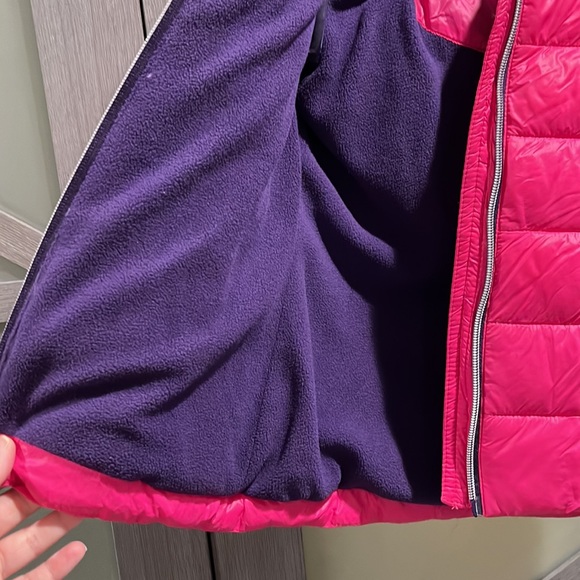 MICHAEL Michael Kors toddler girls puffer coat fleece lined with hood - Picture 4 of 12